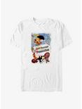 Disney Pinocchio Watercolor Cover Big & Tall T-Shirt, WHITE, hi-res