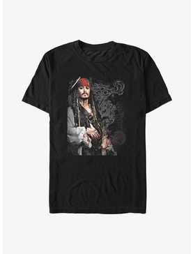 Disney Pirates of the Caribbean Ornate Jack Sparrow Poster Big & Tall T-Shirt, , hi-res