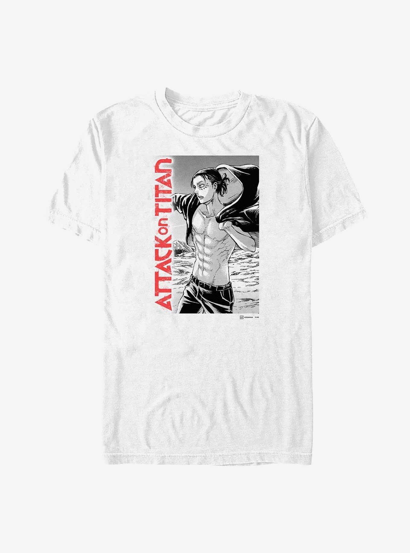 Attack On Titan Eren Manga Poster Big & Tall T-Shirt, , hi-res