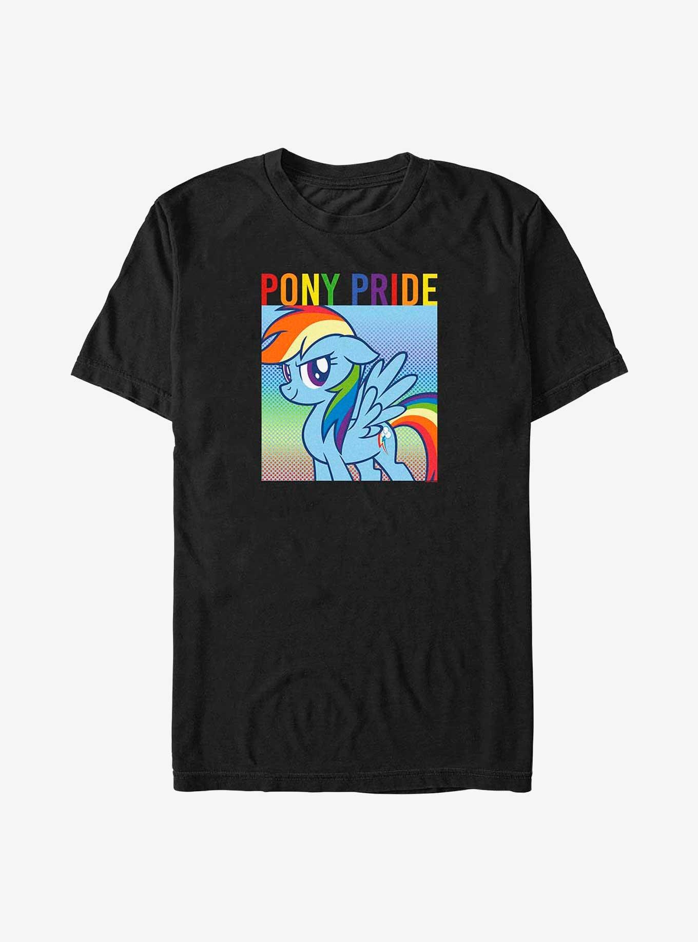 My Little Pony Dash Pony Pride Big & Tall T-Shirt, BLACK, hi-res