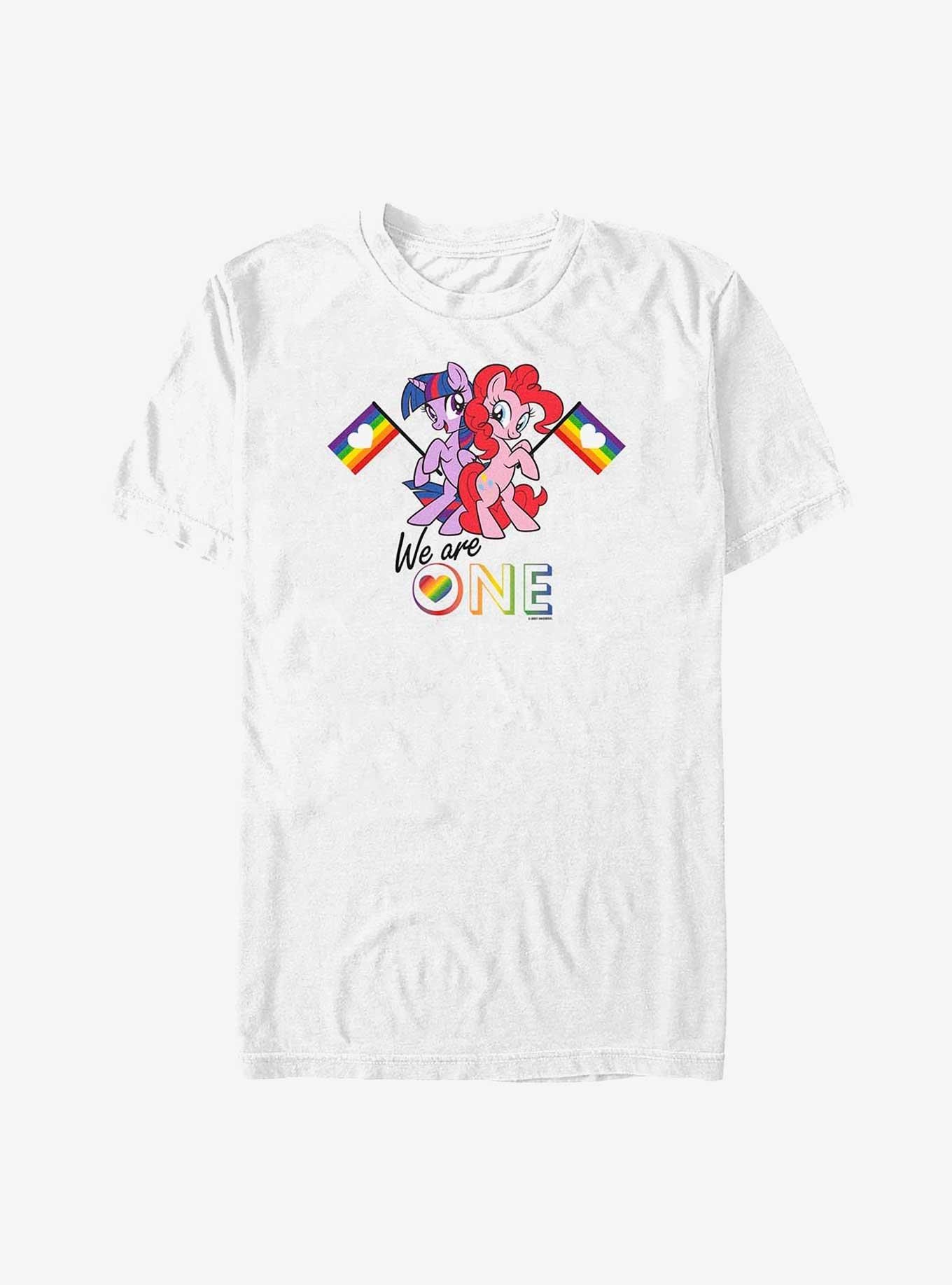 My Little Pony Pride Flag Ponies Big Tall T Shirt WHITE Hot