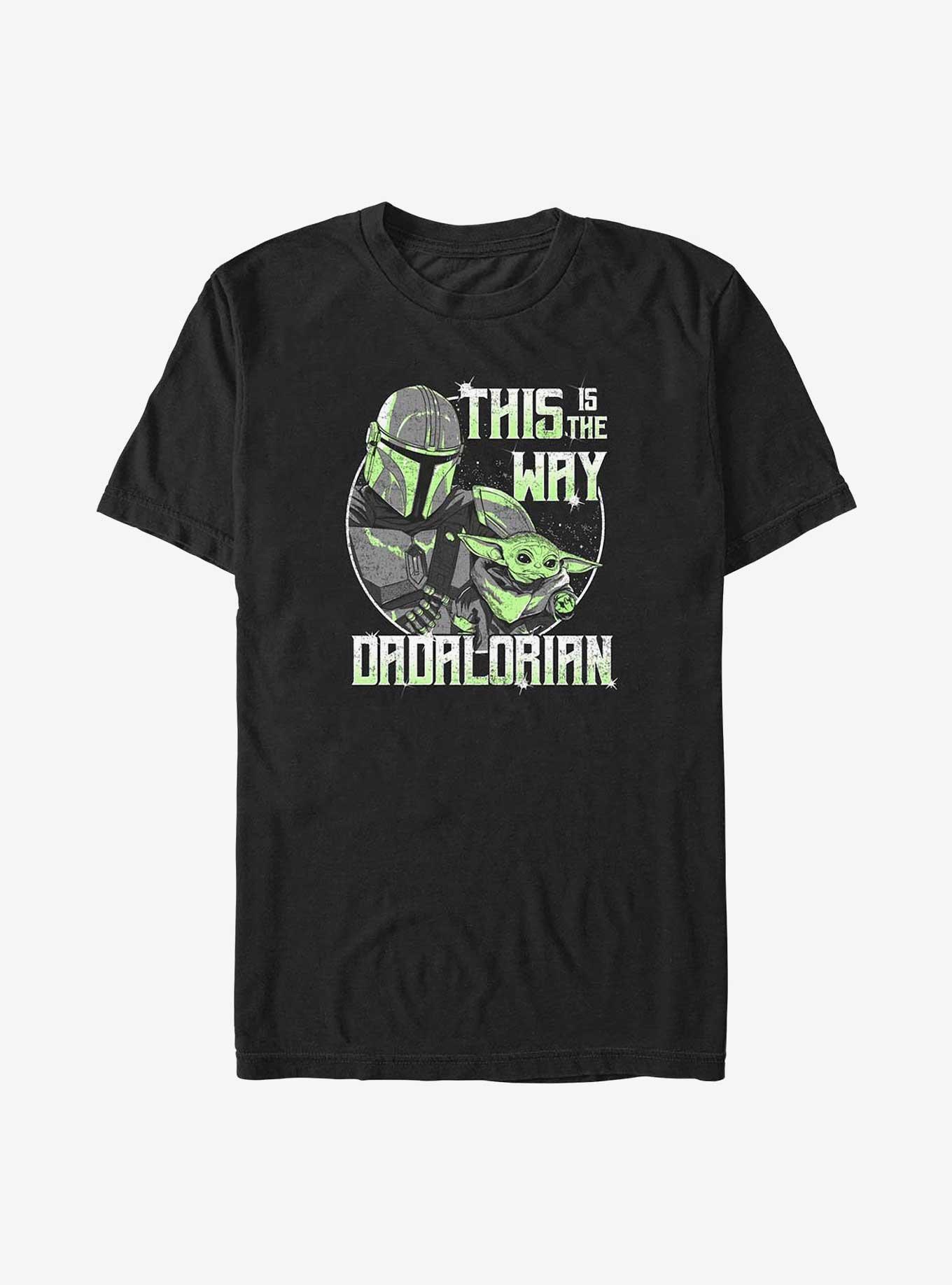Star Wars The Mandalorian This Is The Way Dadalorian Big & Tall T-Shirt, BLACK, hi-res