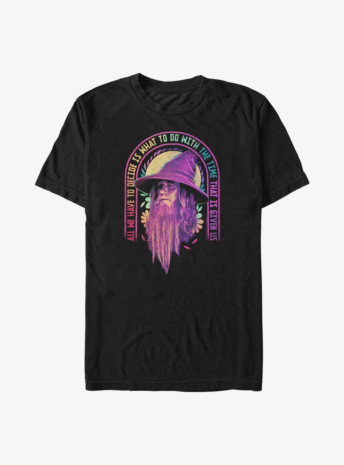 Lord of the Rings Gandalf Decide With Time Big & Tall T-Shirt, , hi-res