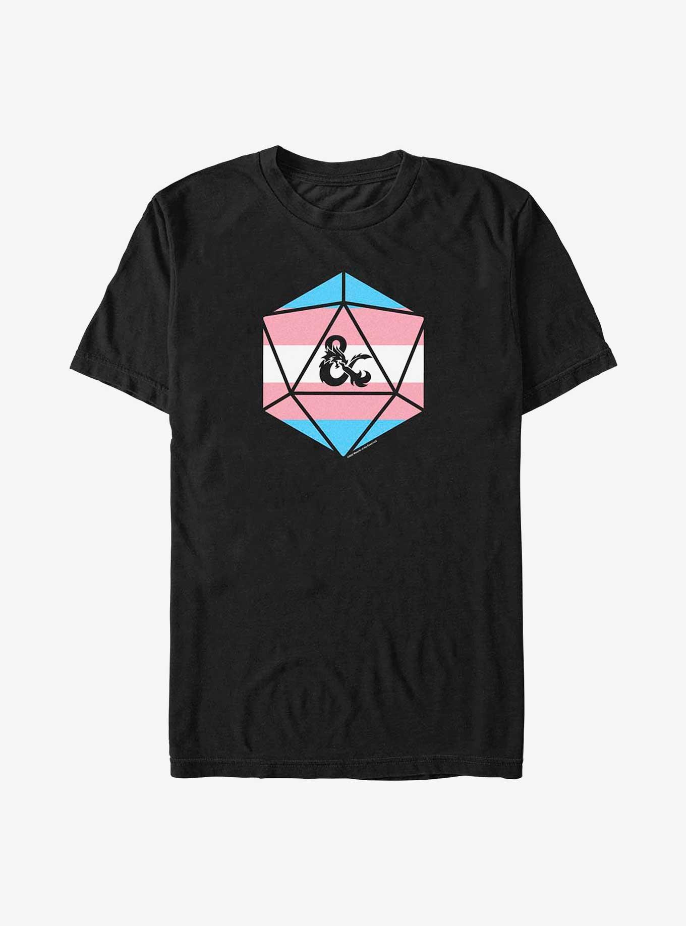 Dungeons & Dragons Trans Ampersand Big & Tall T-Shirt, BLACK, hi-res