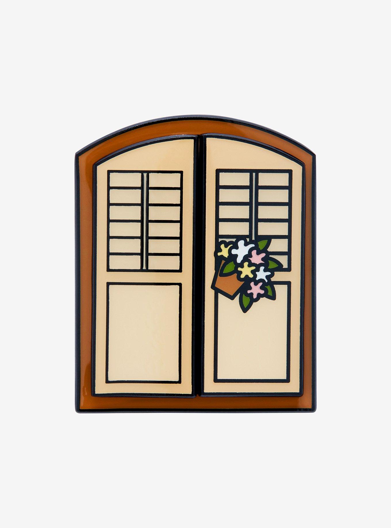 Frogs Window Sliding Enamel Pin Hot Topic