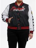 Disney Mickey Mouse Racing Girls Varsity Windbreaker Jacket Plus Size, MULTI, hi-res