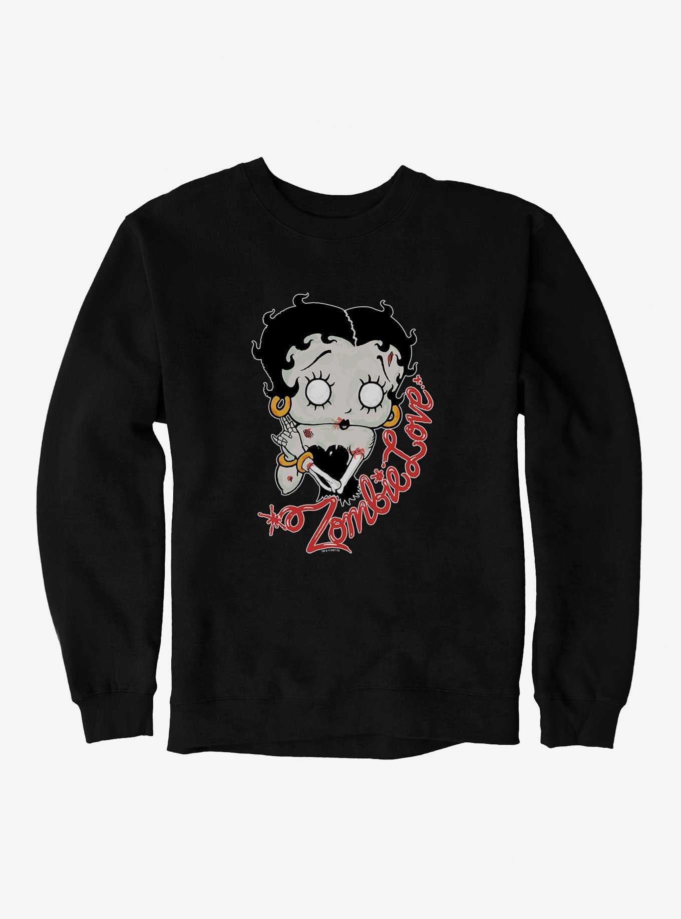 Betty Boop Zombie Love Sweatshirt, , hi-res