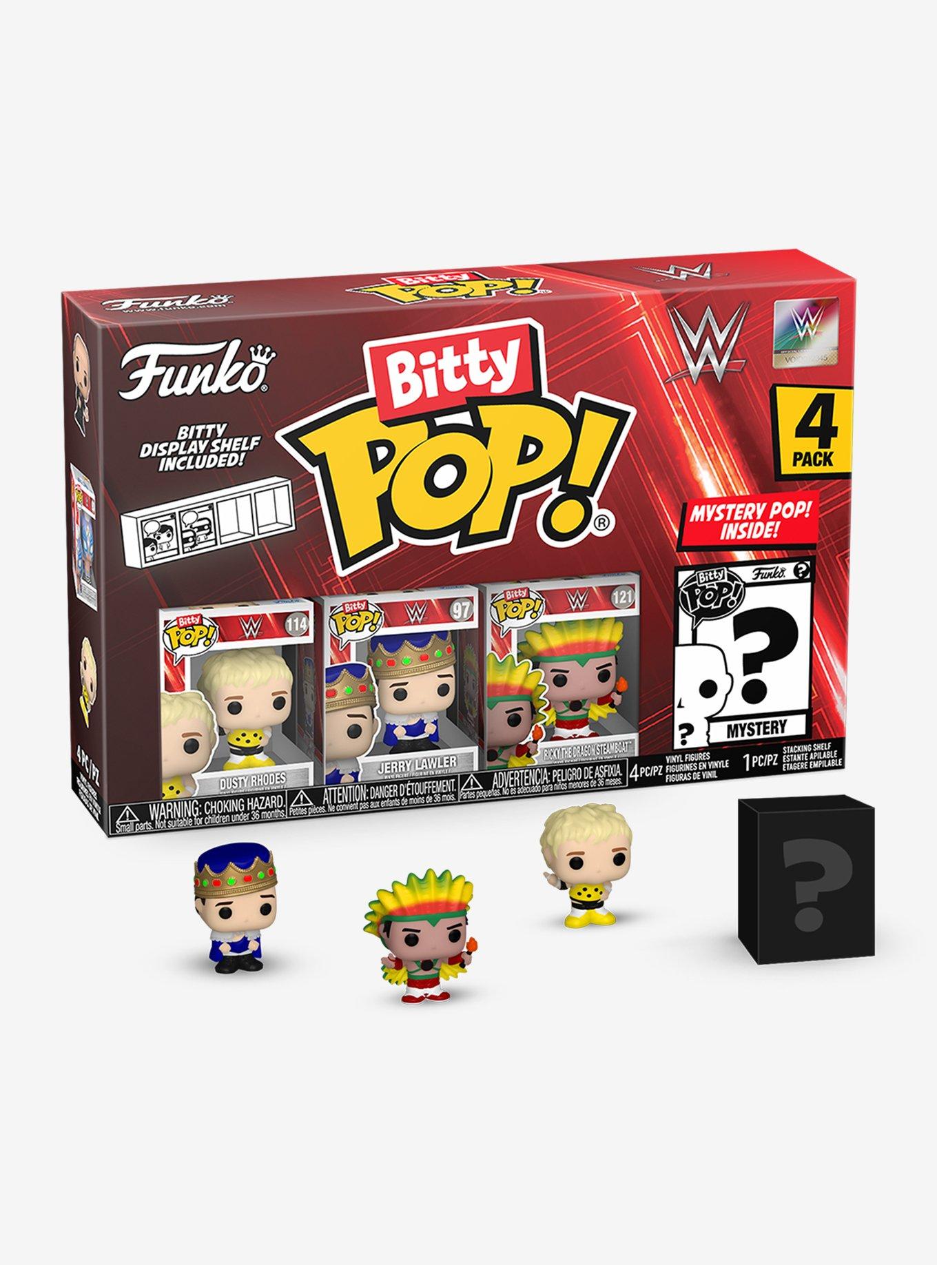 Funko WWE Bitty Pop! Dusty Rhodes & More Vinyl Figure Set, , hi-res