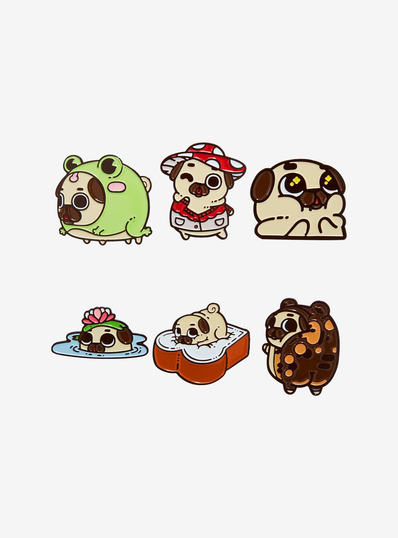 Puglie Pug Blind Bag Enamel Pin, , hi-res
