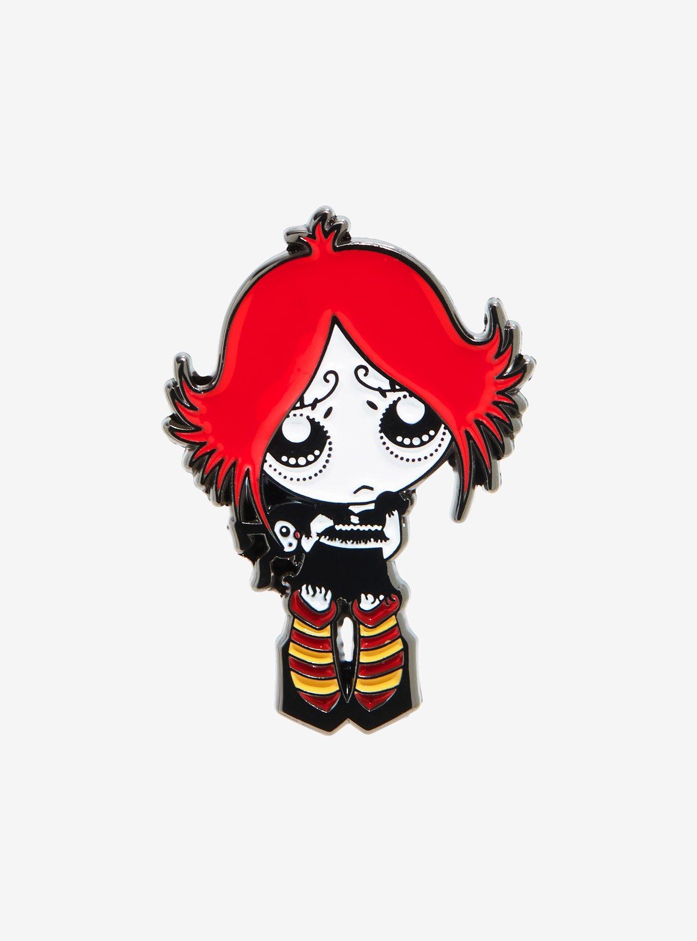 Ruby Gloom Pouty Face Enamel Pin