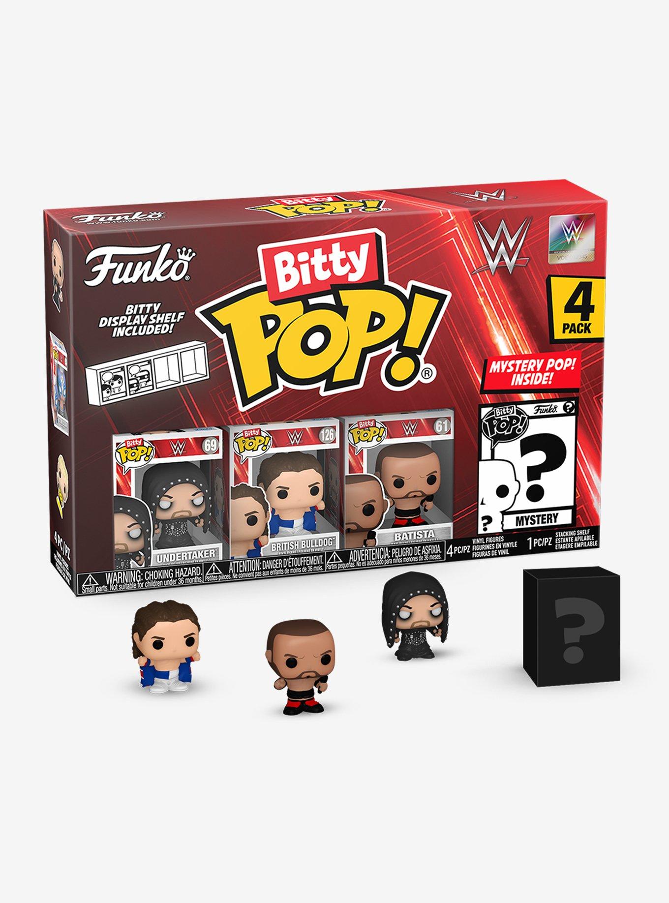 Funko WWE Bitty Pop! Undertaker & More Vinyl Figure Set, , hi-res