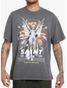 Cosmic Aura Saint Statue Oversized T-Shirt, , hi-res