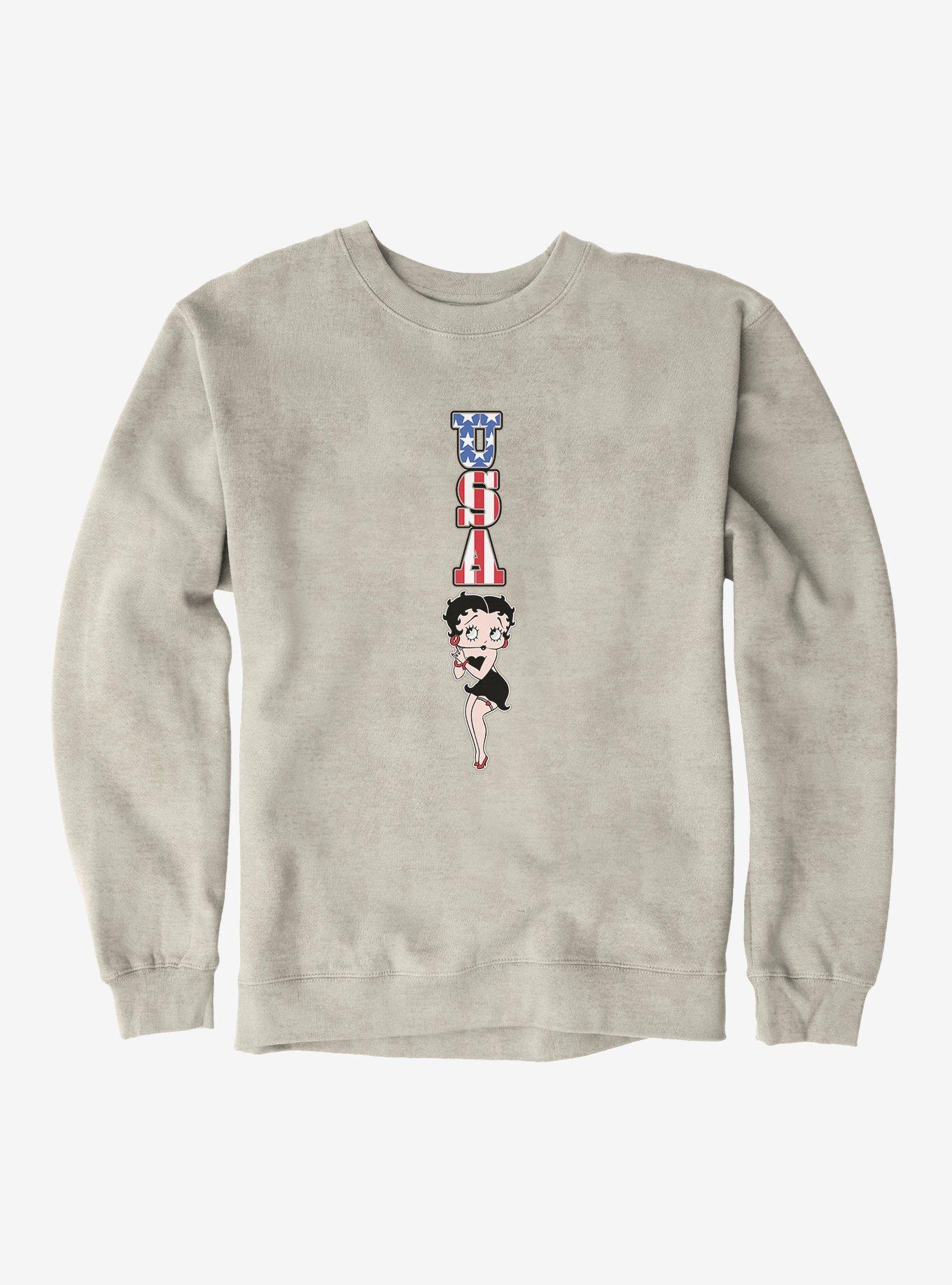 Betty Boop Americana USA Sweatshirt, , hi-res