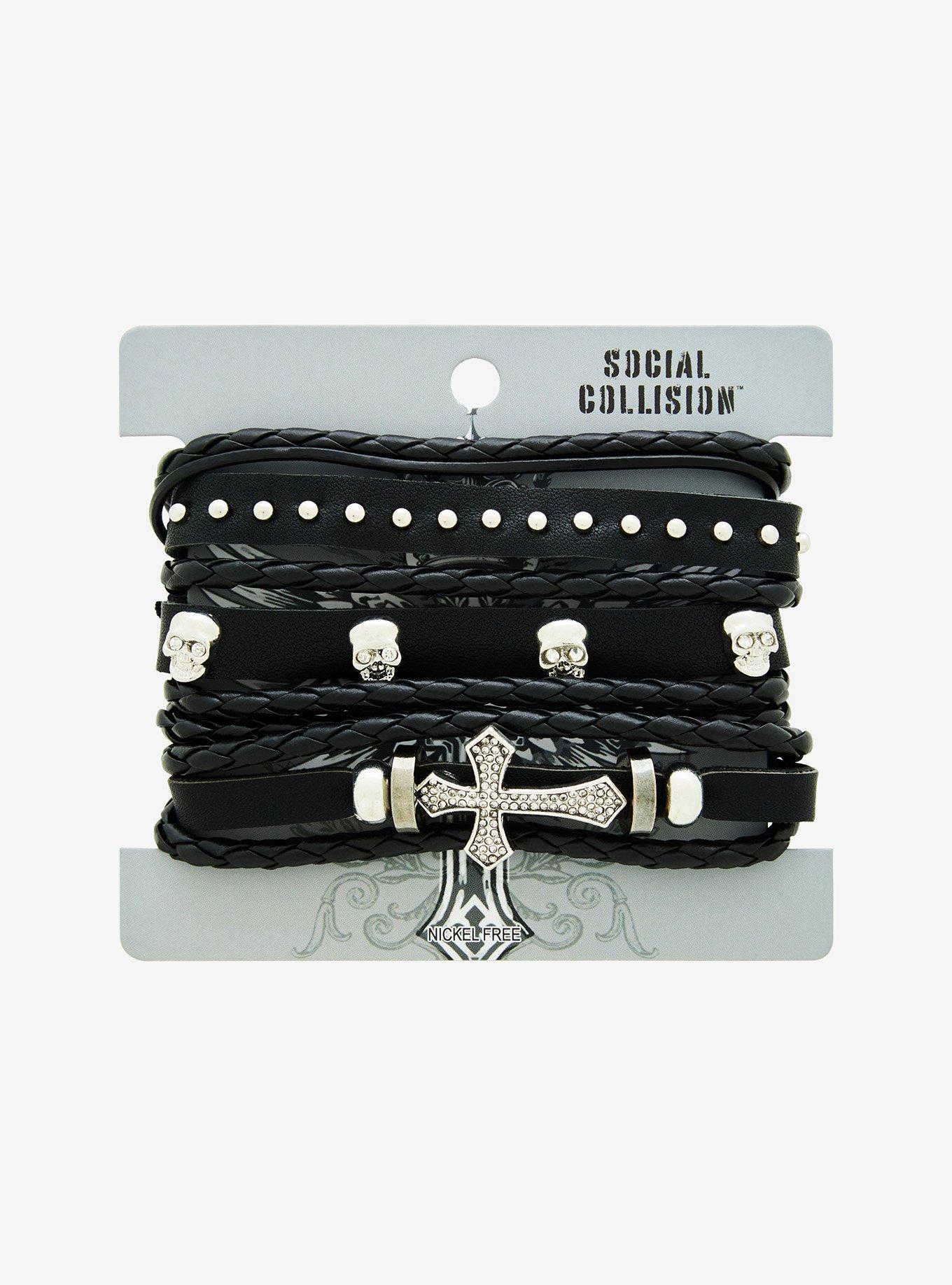 Mushroom Celestial Grunge Bracelet Set