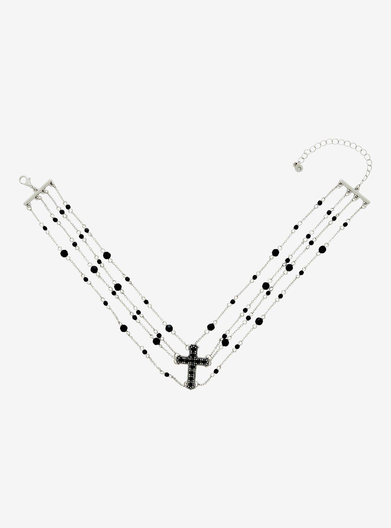 Social Collision Cross Chain Choker, , hi-res