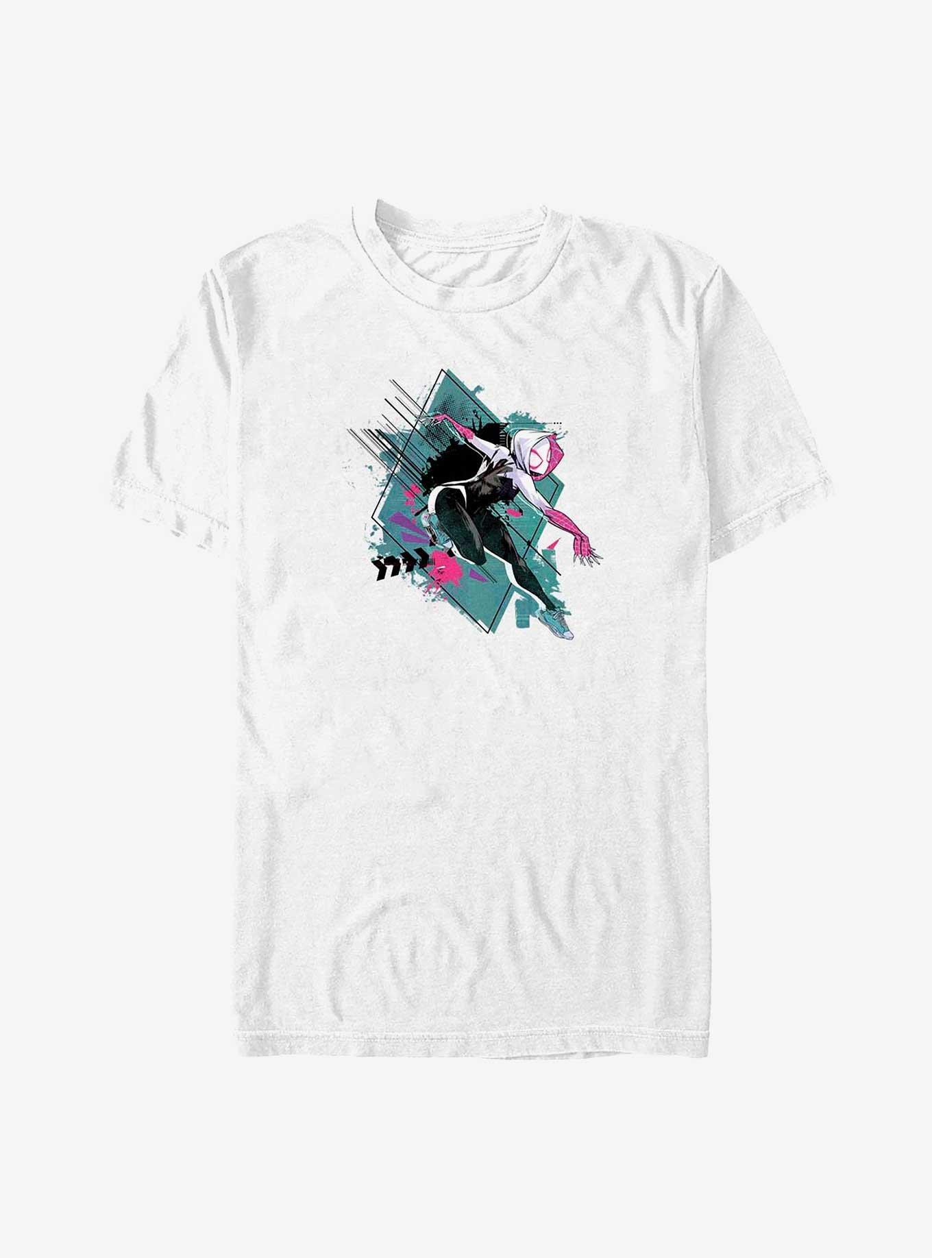 Marvel Spider-Man: Across the Spider-Verse Spider-Gwen In Action Big & Tall T-Shirt, , hi-res