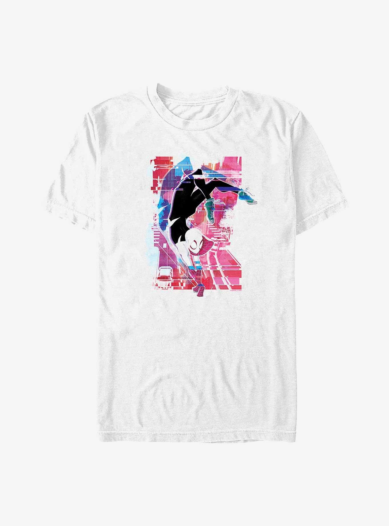 Marvel Spider-Man: Across the Spider-Verse Spider-Gwen Graphic Big & Tall T-Shirt, WHITE, hi-res