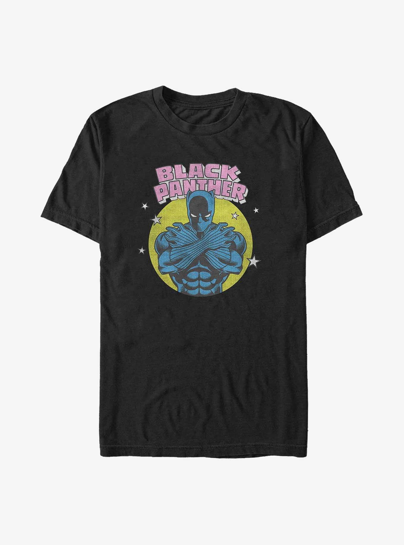 Marvel Blank Panther Pop Panther Big & Tall T-Shirt, BLACK, hi-res