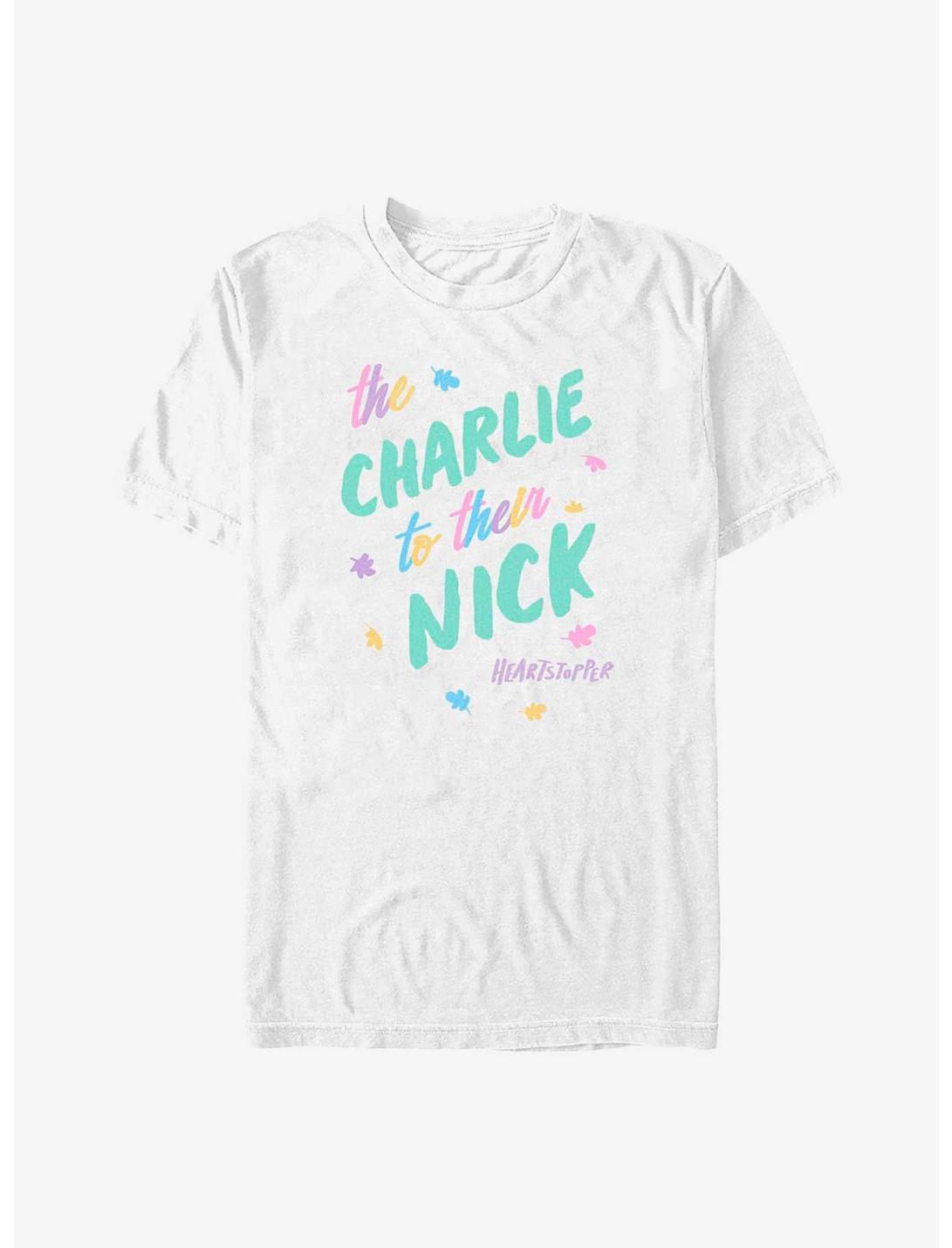 Heartstopper The Charlie To Their Nick Big & Tall T-Shirt, WHITE, hi-res