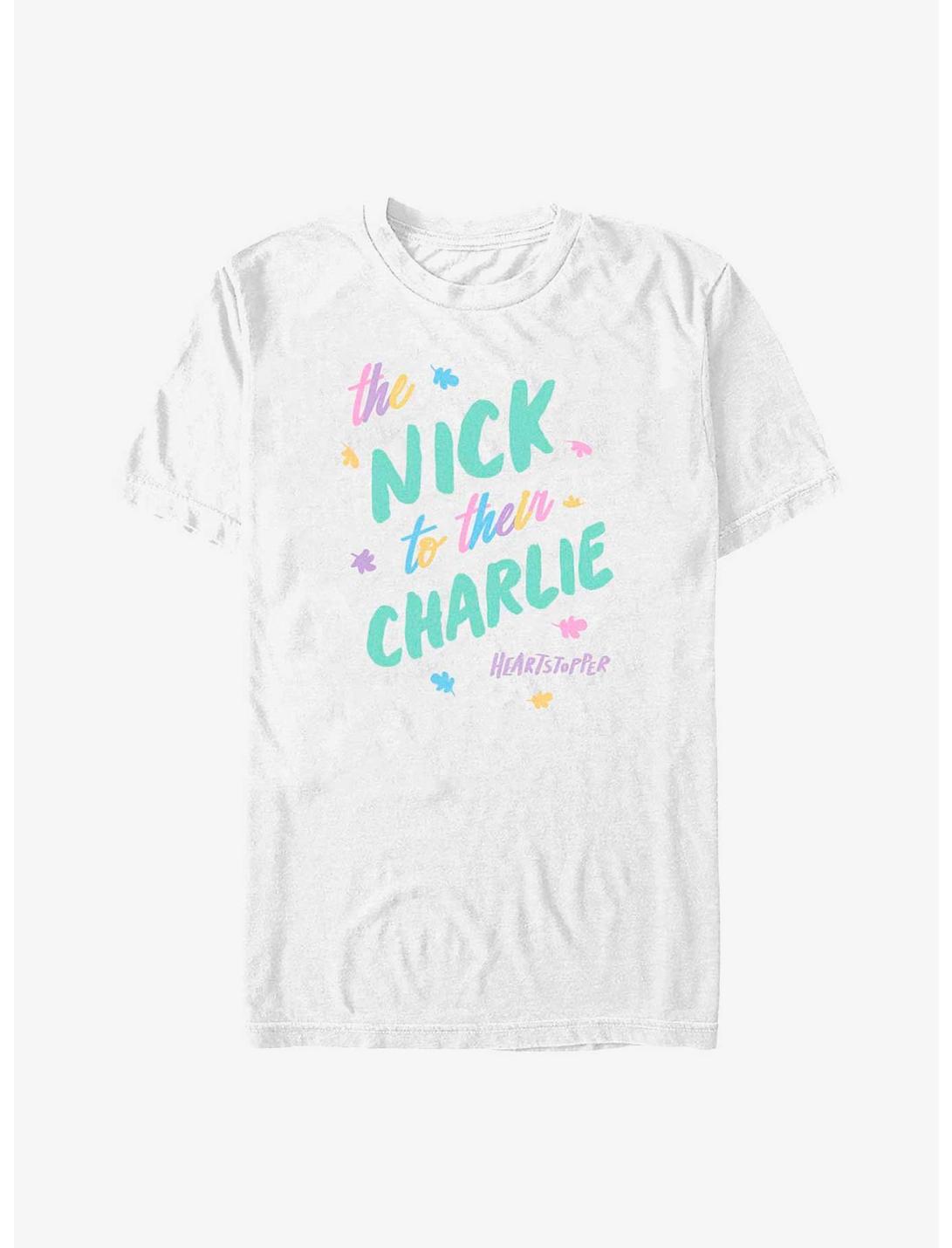 Heartstopper The Nick To Their Charlie Big & Tall T-Shirt, WHITE, hi-res