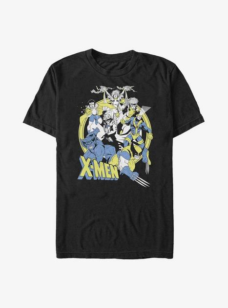 Marvel X-Men Vintage Xmen Big & Tall T-Shirt - BLACK | Hot Topic