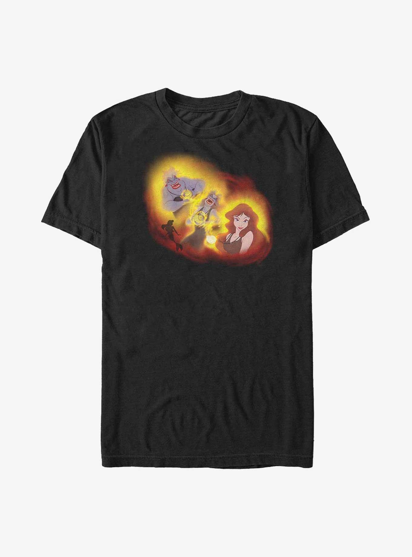 Disney The Little Mermaid Ursula Transformation Big & Tall T-Shirt, BLACK, hi-res