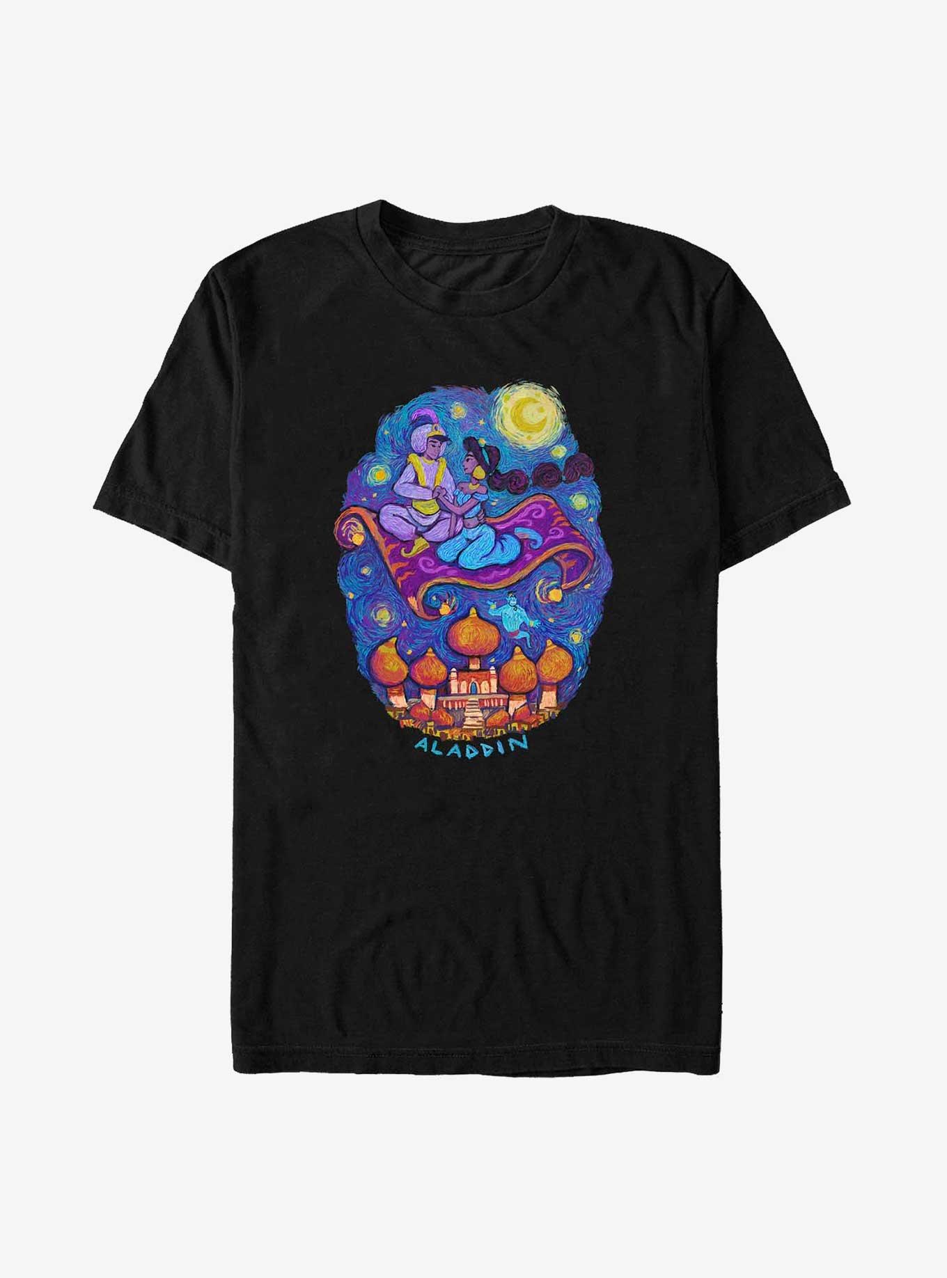 Disney Aladdin Starry Carpet Ride Big & Tall T-Shirt, BLACK, hi-res