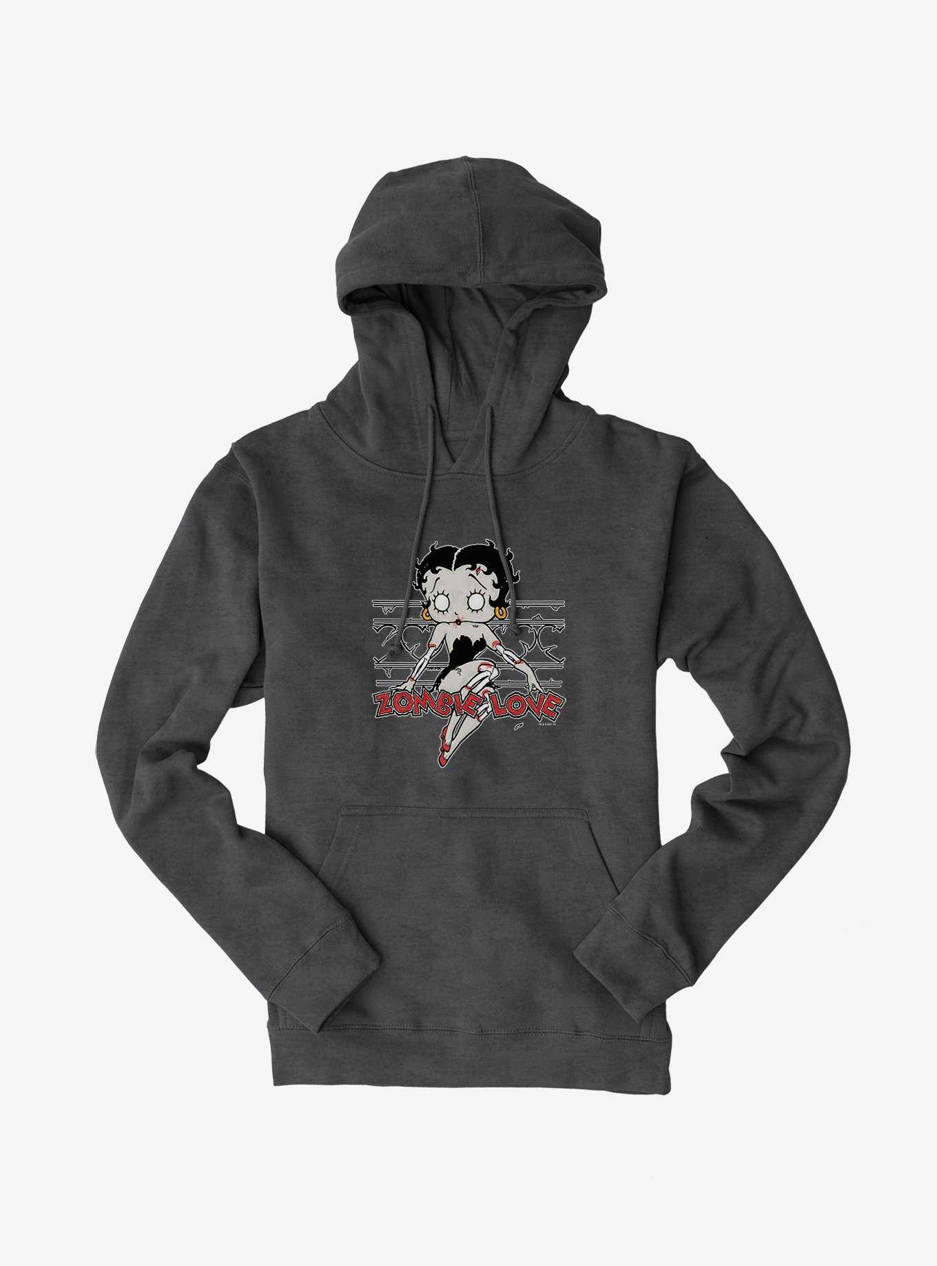 Betty Boop Zombie Love Pose Hoodie, , hi-res
