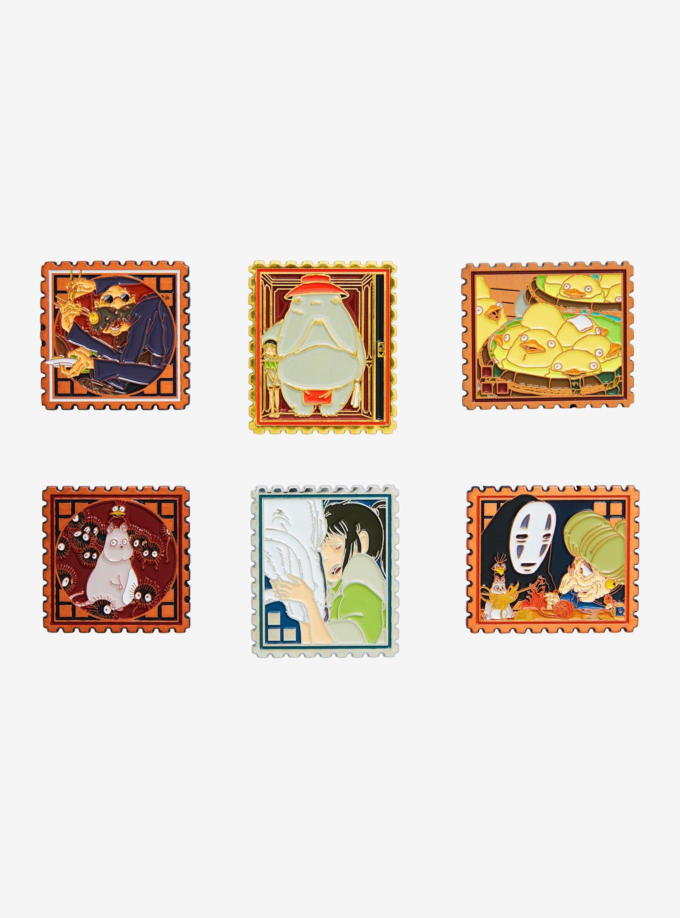 Studio Ghibli Spirited Away Stamp Blind Box Enamel Pin, , hi-res