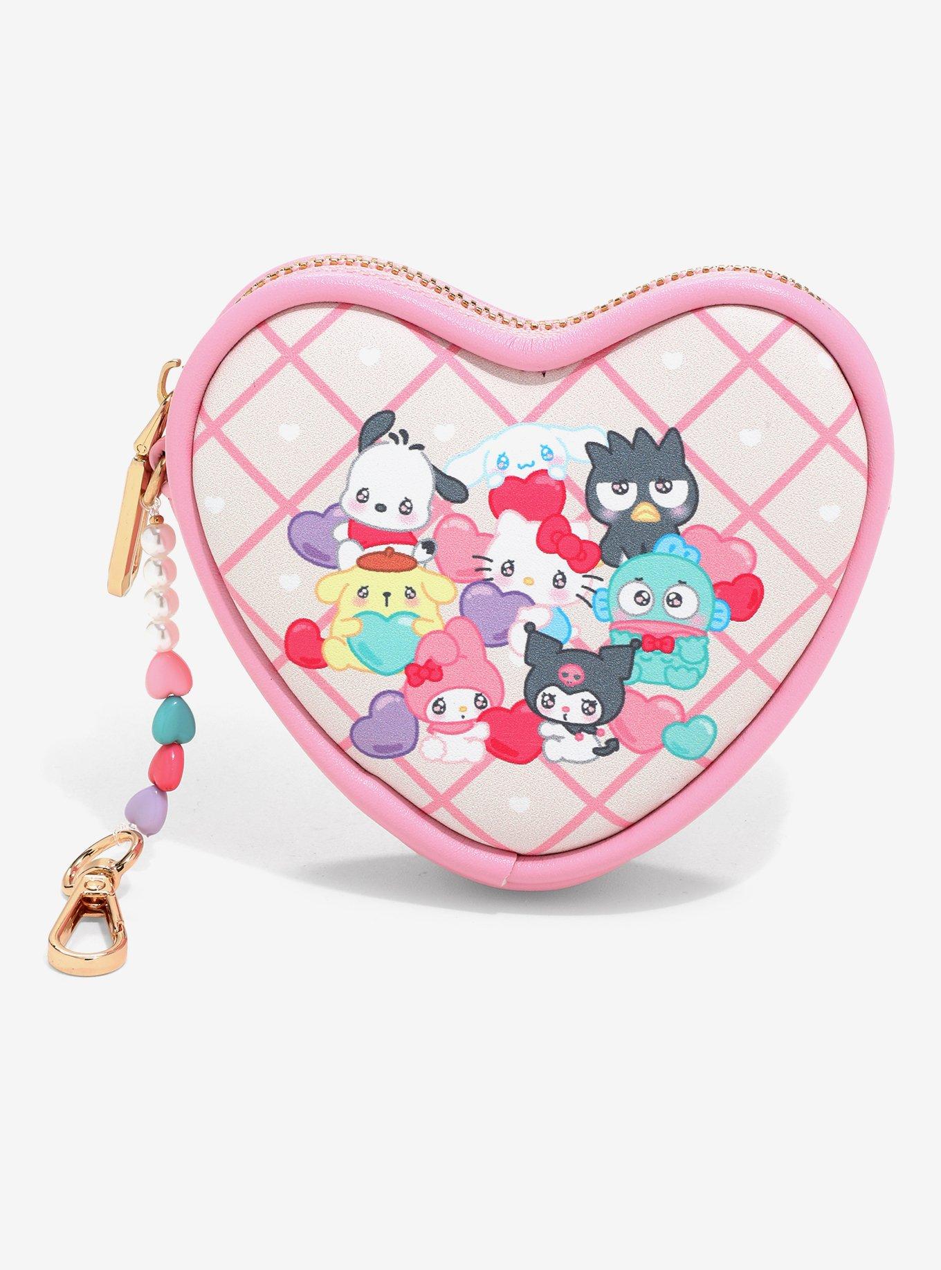 Sanrio Hello Kitty and Friends Emo Kyun Heart Coin Purse — BoxLunch Exclusive, , hi-res