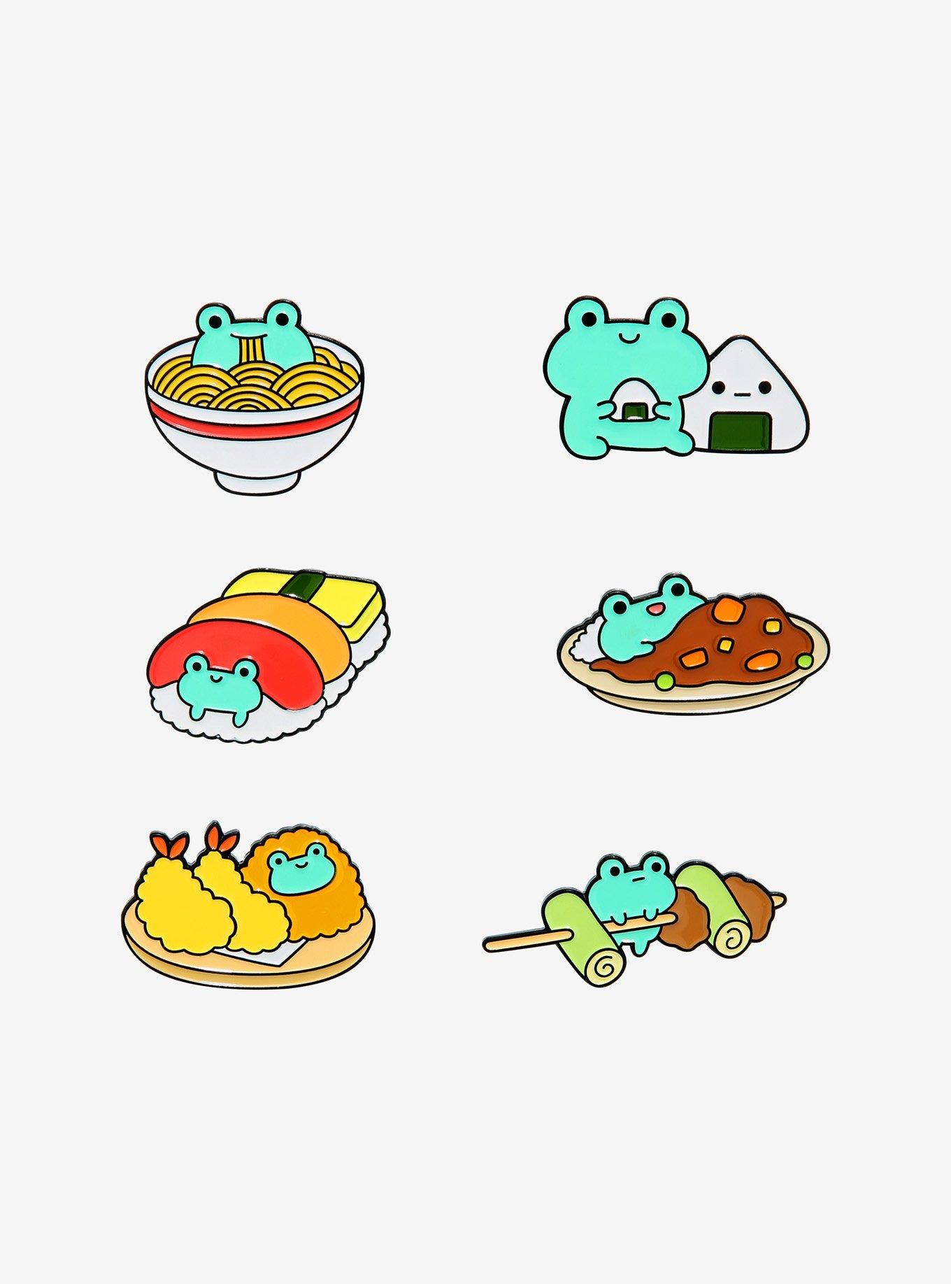 Frog Japanese Food Blind Bag Enamel Pin, , hi-res