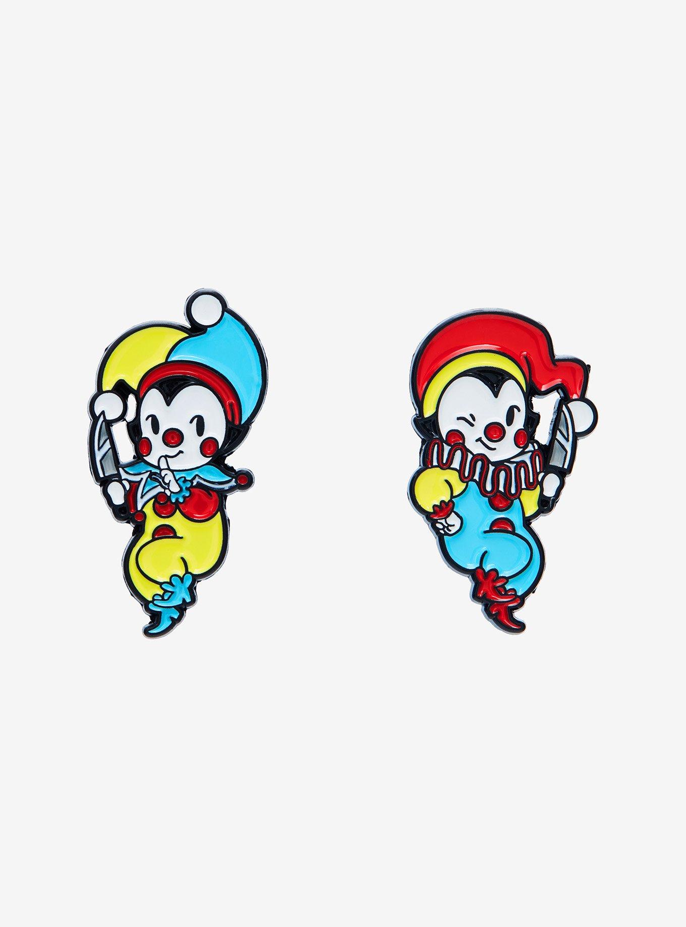 Cute Funny Sanrio Kuromi Enamel Pins Clown Magician Queen Kuromi Brooch for  Women Halloween Badge Accessories