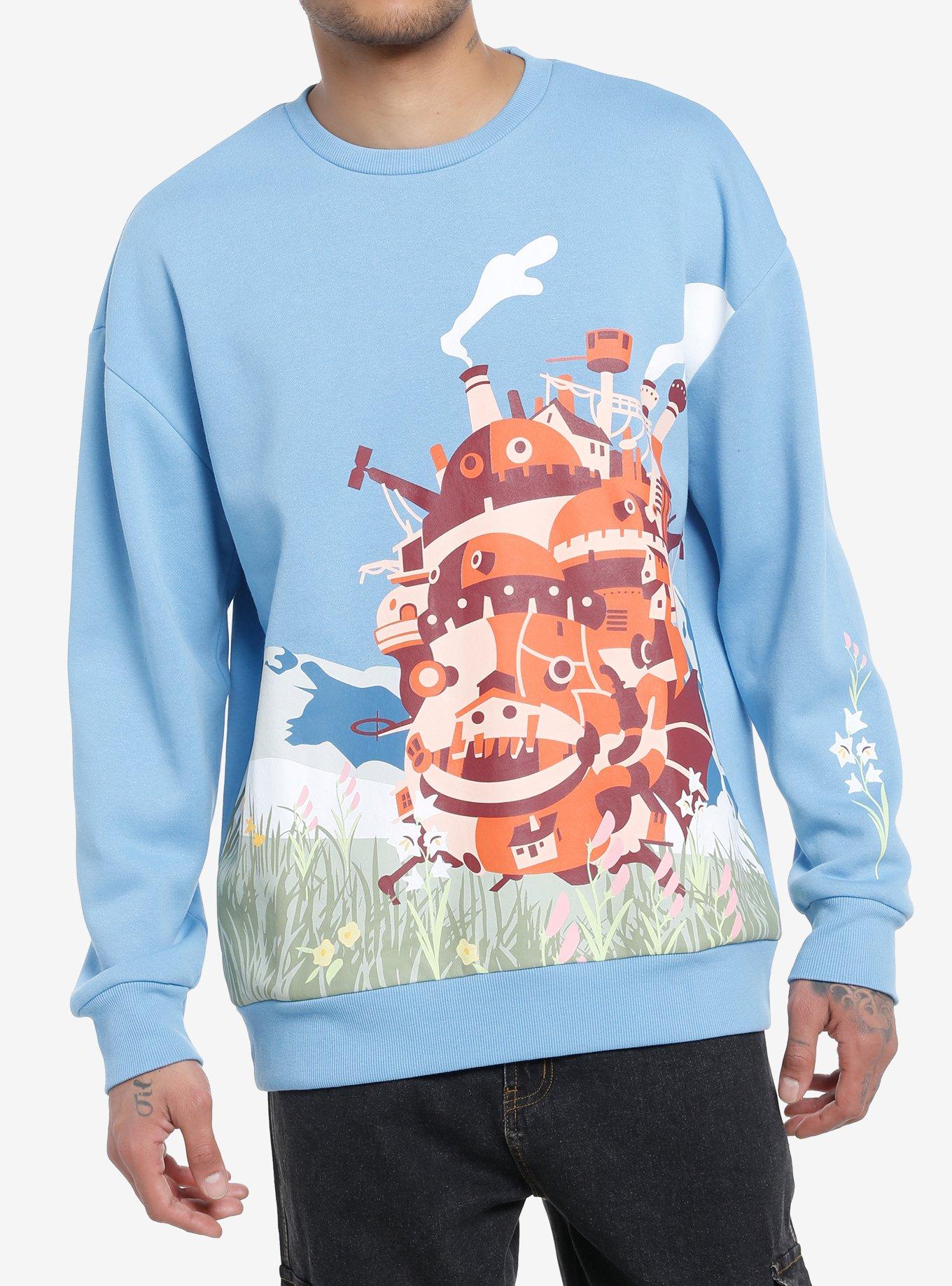 Our Universe Studio Ghibli Howl's Moving Castle Jumbo Castle Print Sweatshirt, , hi-res