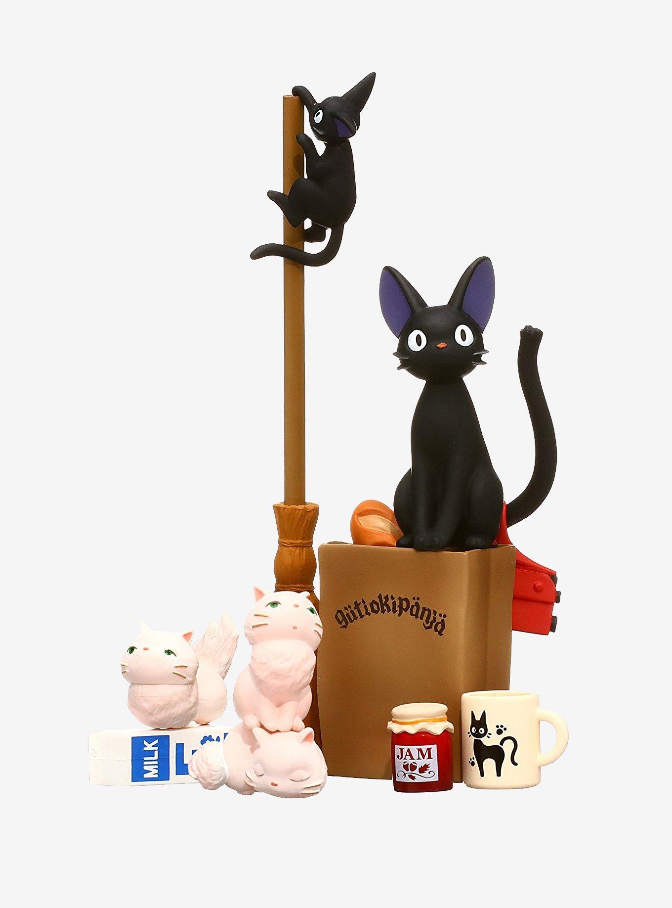 Ensky Studio Ghibli Kiki's Delivery Service Nosechara Jiji Stacking Figure, , hi-res