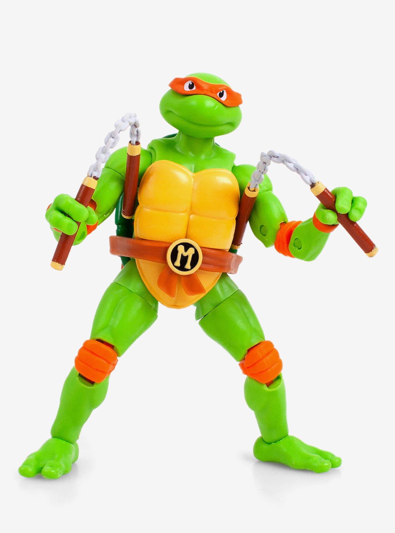 The Loyal Subjects BST AXN Teenage Mutant Ninja Turtles Michelangelo Action Figure, , hi-res