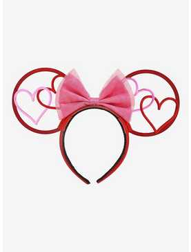 Disney Minnie Mouse Heart Ears Headband - BoxLunch Exclusive, , hi-res