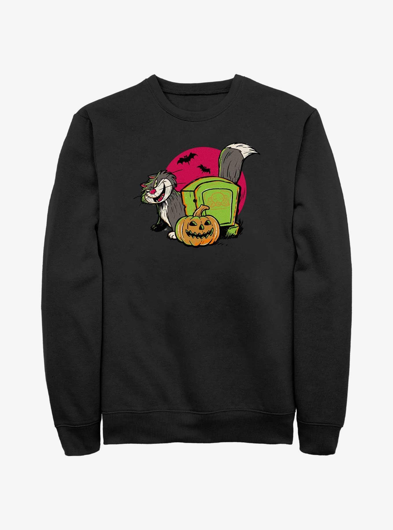 Disney100 Halloween Cat Lucifer Sweatshirt, , hi-res