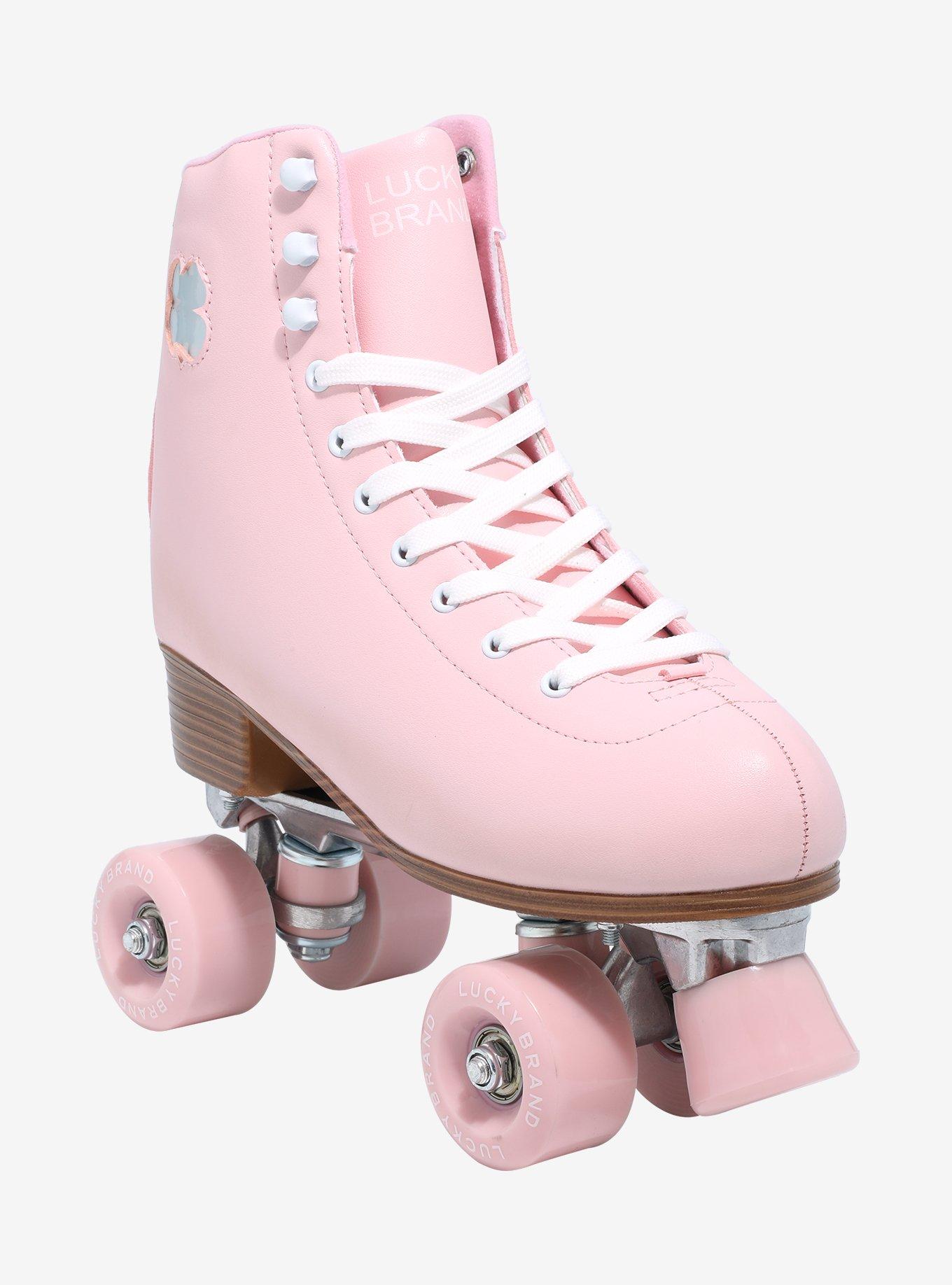 Lucky Brand Pink Clover Roller Skates, , hi-res