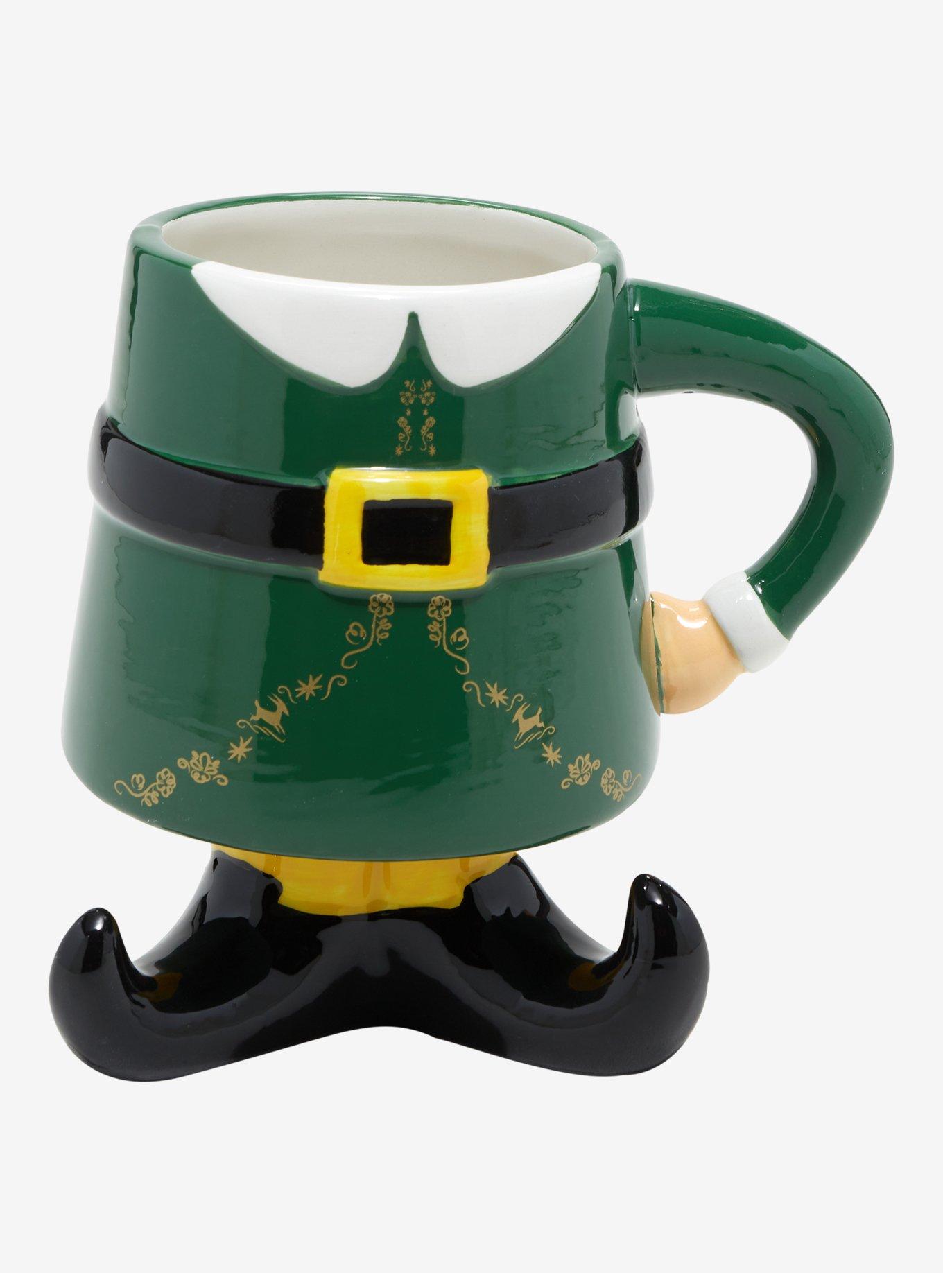 Elf Buddy's Feet Figural Ceramic Mug, , hi-res