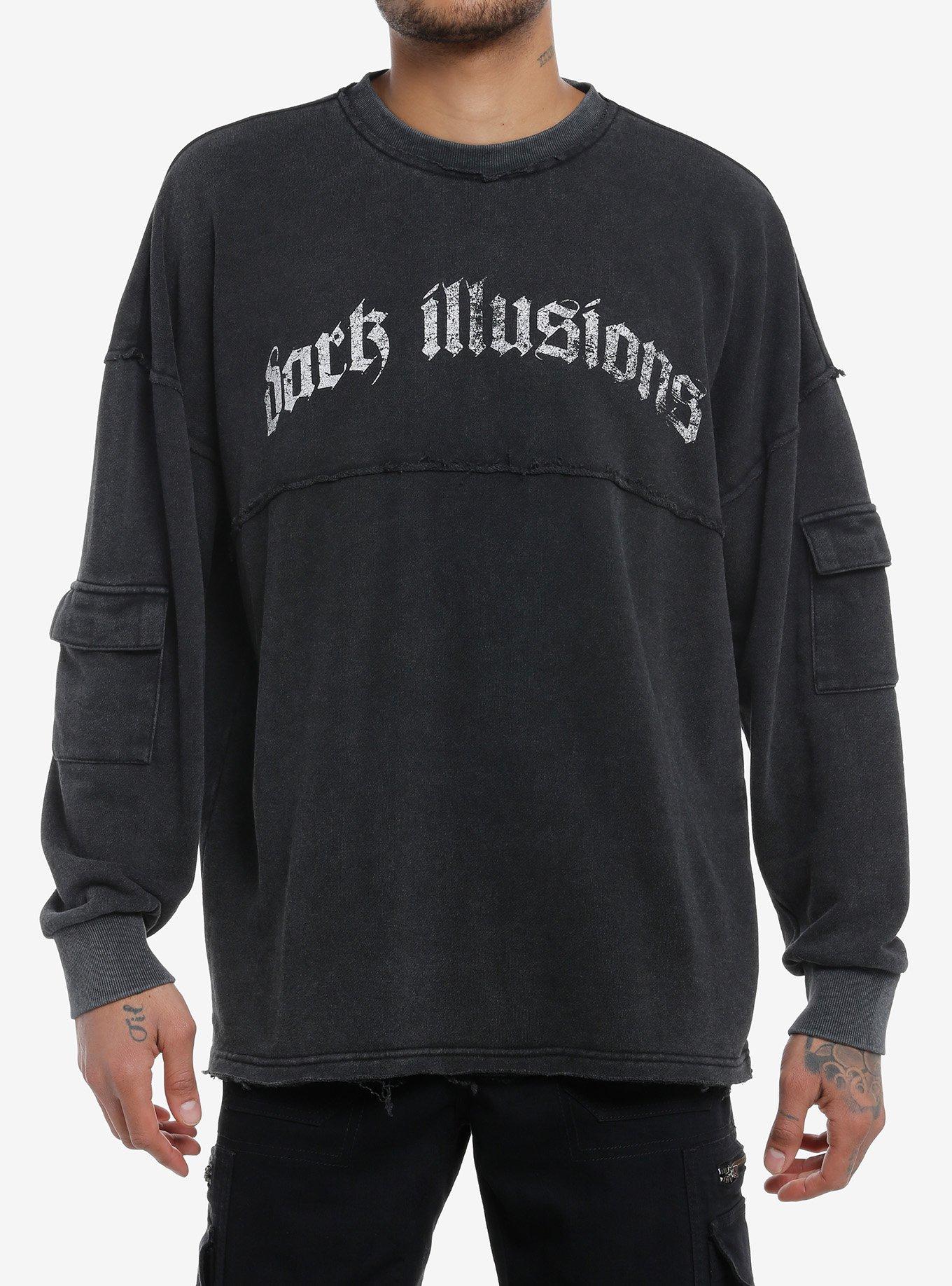 Dark Illusions Washed Sweatshirt, , hi-res