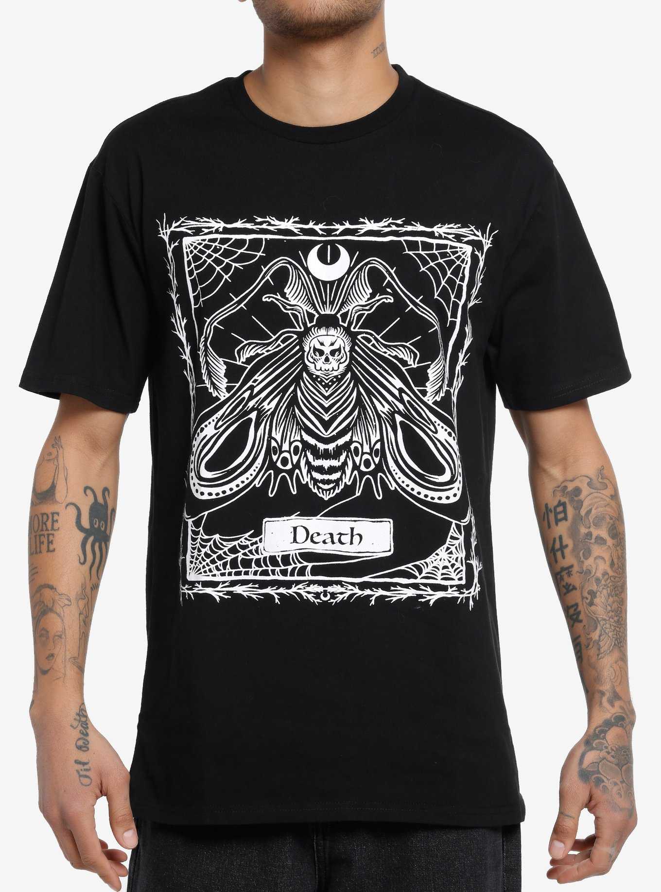 Cosmic Aura Death's-Head Moth Glow-In-The-Dark T-Shirt, , hi-res