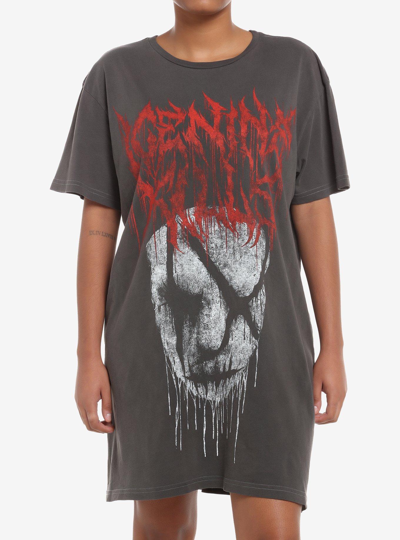 Ice Nine Kills Dripping Face T-Shirt Dress, GREY, hi-res