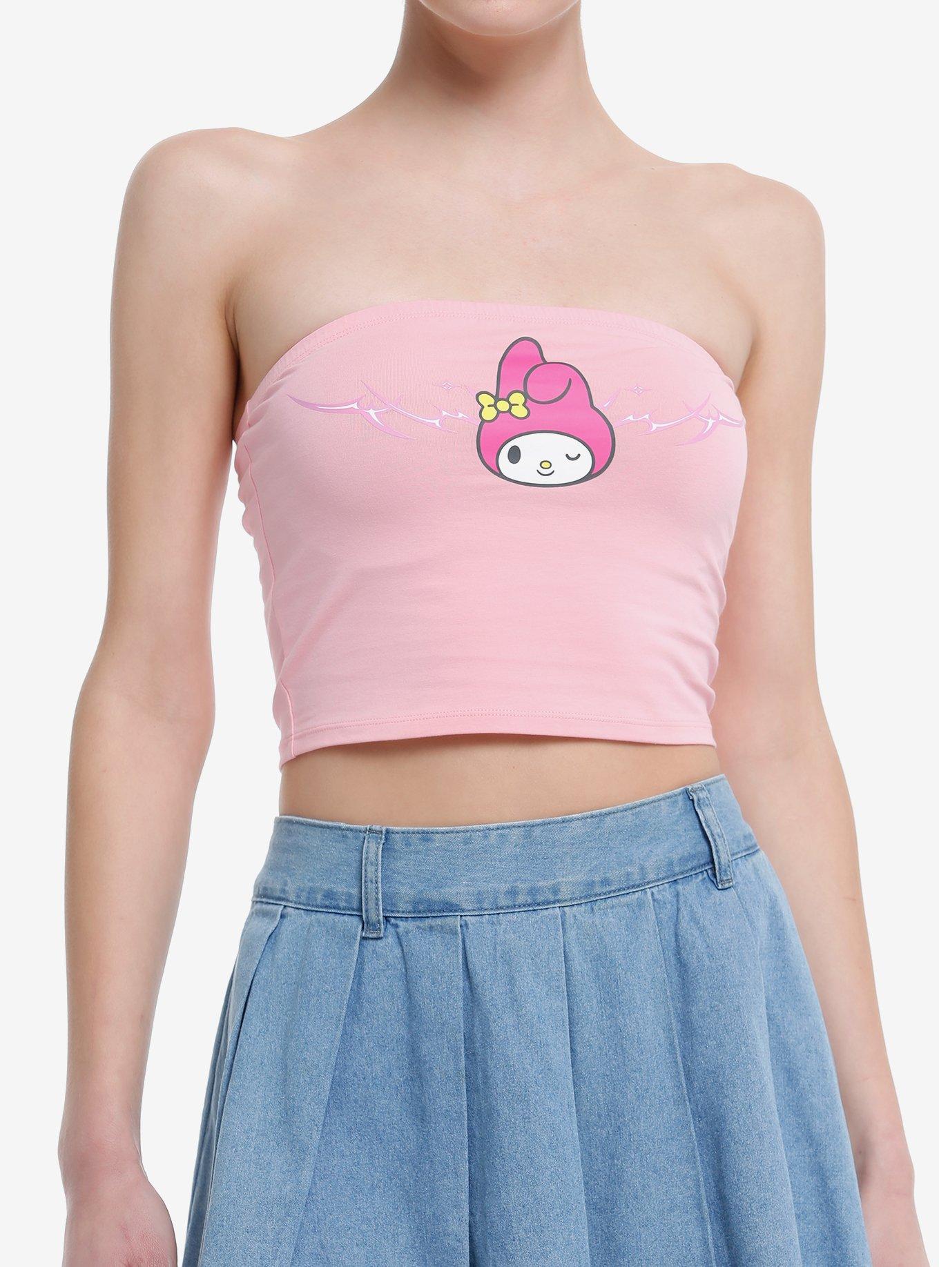 My Melody Y2K Girls Tube Top, , hi-res