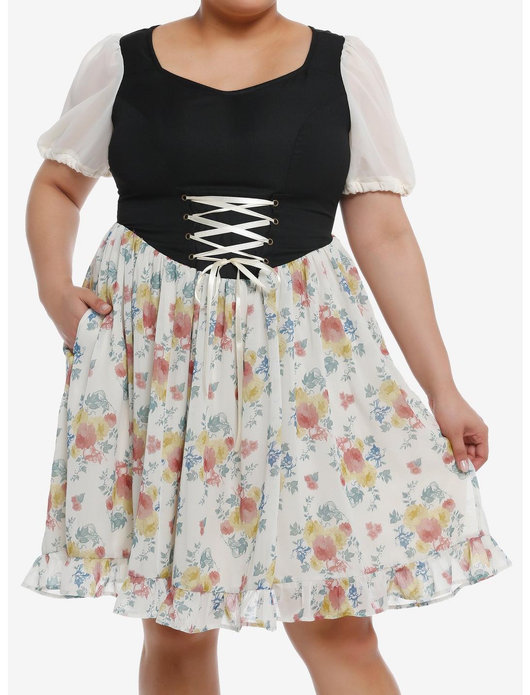 Disney Sleeping Beauty Briar Rose Corset Dress Plus Size, MULTI, hi-res