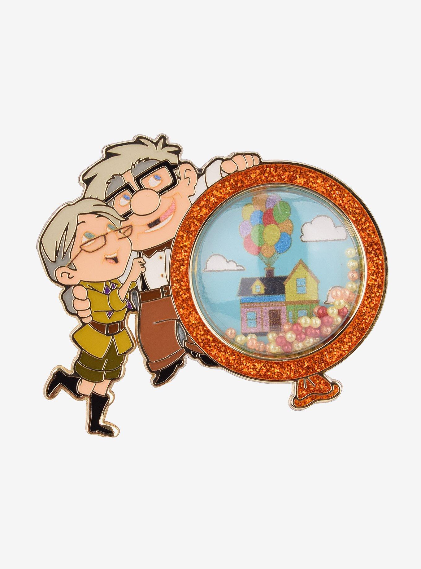 Disney Pixar Up Carl & Ellie Balloon Dome Limited Edition Enamel Pin - BoxLunch Exclusive, , hi-res
