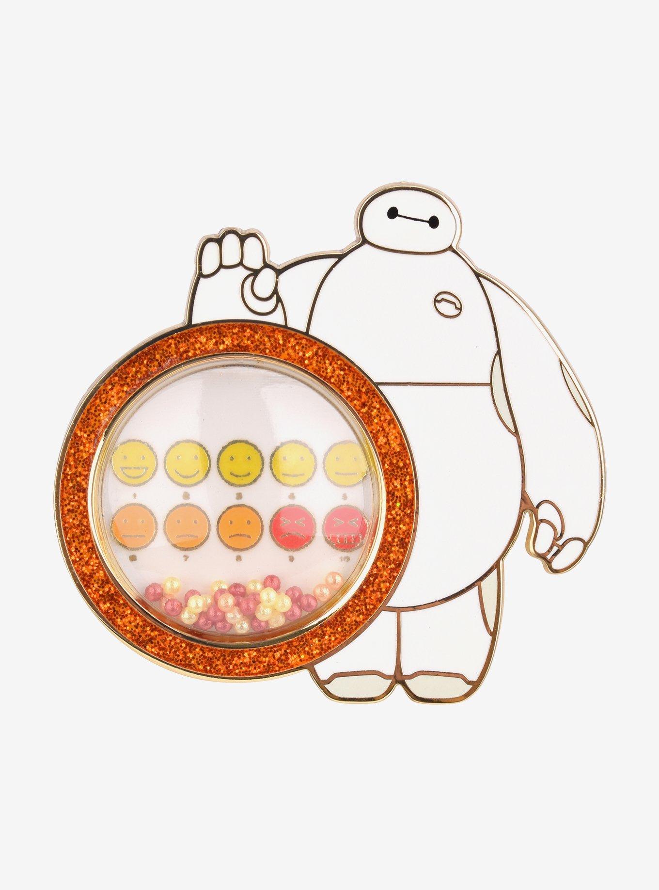 Disney Big Hero 6 Baymax Pain Scale Dome Limited Edition Enamel Pin - BoxLunch Exclusive, , hi-res
