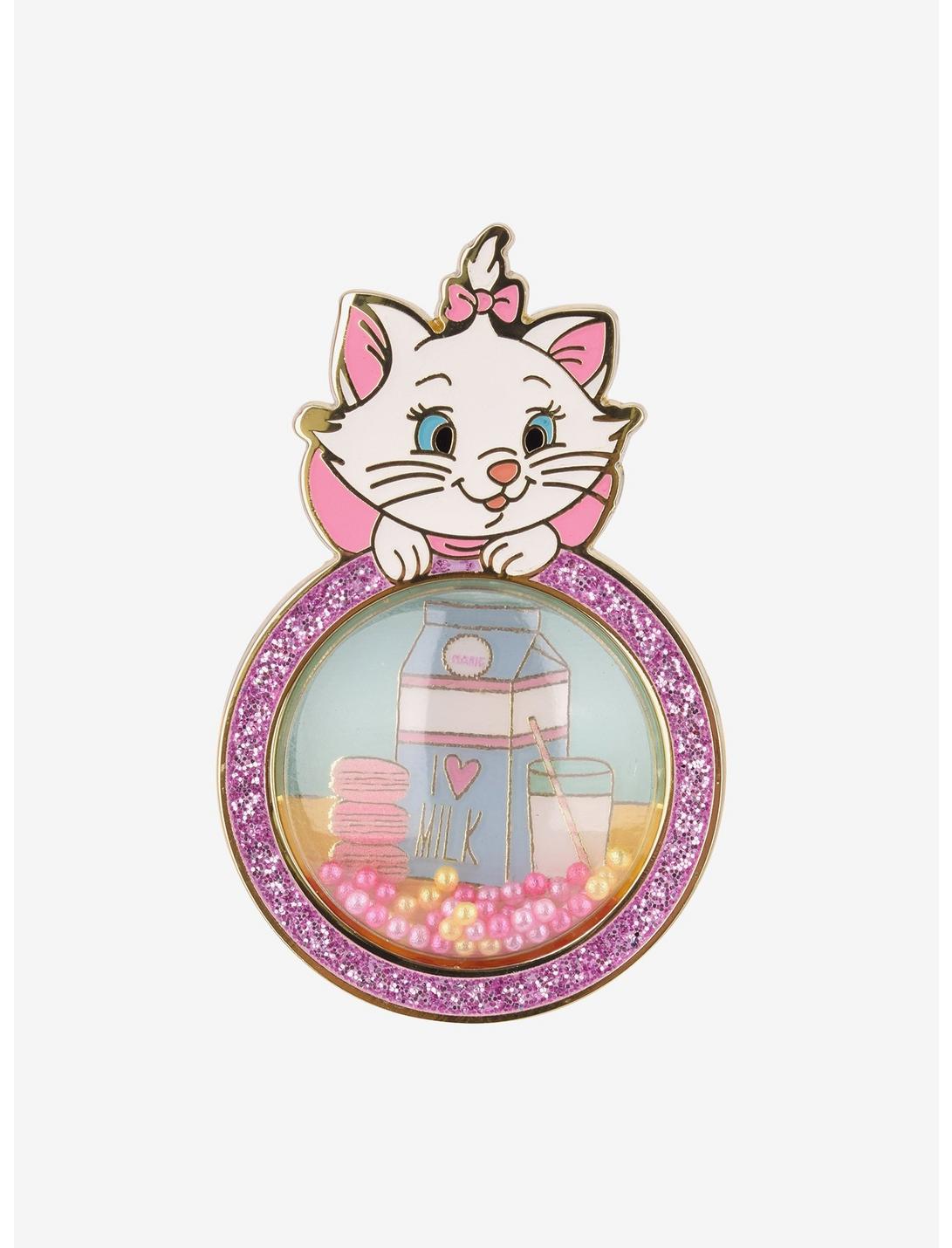 Disney The Aristocats Marie Milk Dome Limited Edition Enamel Pin - BoxLunch Exclusive, , hi-res