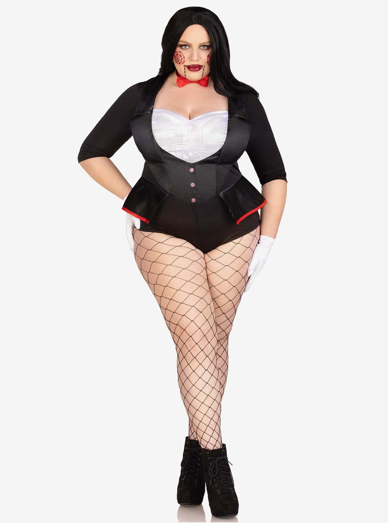 Pretty Puppet Costume Plus Size, BLACK, hi-res