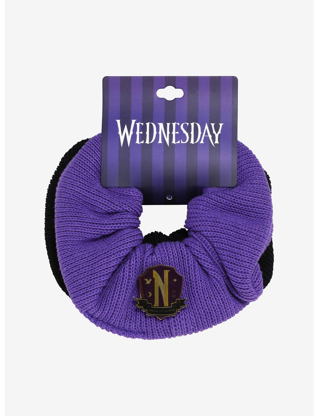 Wednesday Nevermore Academy Scrunchy Set - BoxLunch Exclusive, , hi-res