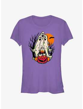 Disney100 Halloween Spooky Ghosts Scared Donald Girls T-Shirt, , hi-res